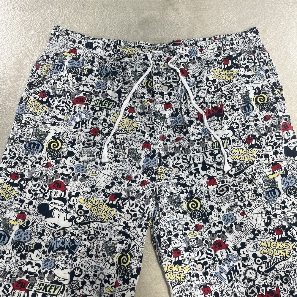 Disney Parks Authentic Mickey Mouse "Through The Years" Comic Pajama Pants XXL - Picture 3 of 16